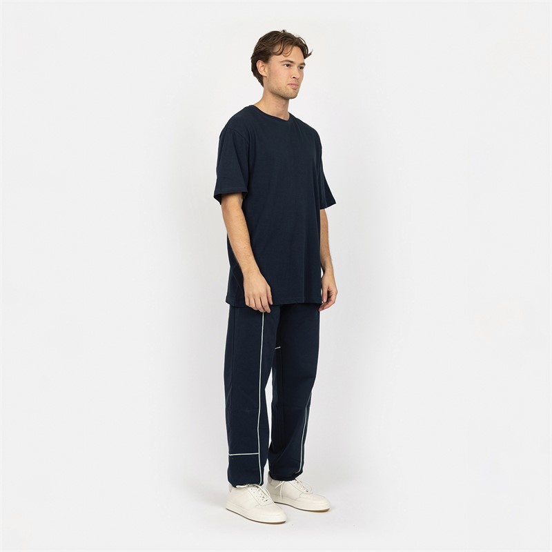 Denim Project T-shirt Homme Los Angeles 578 Bleu Carbone