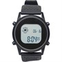 Spirit Mens Silicone Strap Pedometer Watch Black Printed/Grey