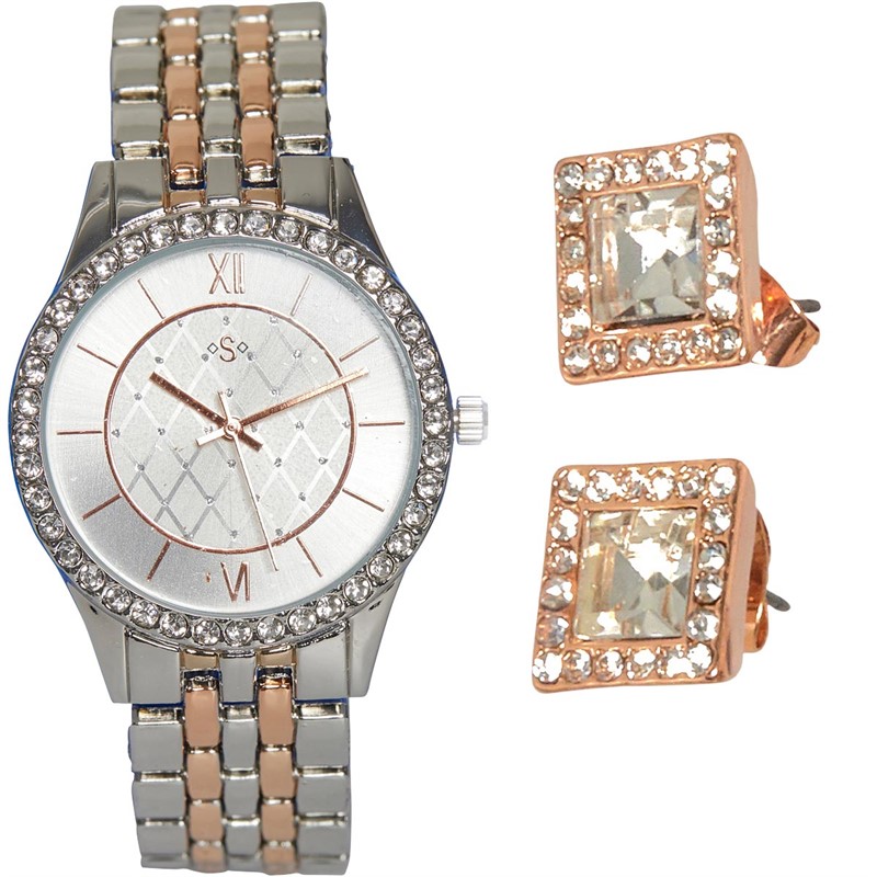 Spirit Womens Bracelet Watch Two Tone