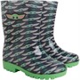 Mandalorian Boys Grogu Wellington Boots Black/Multi