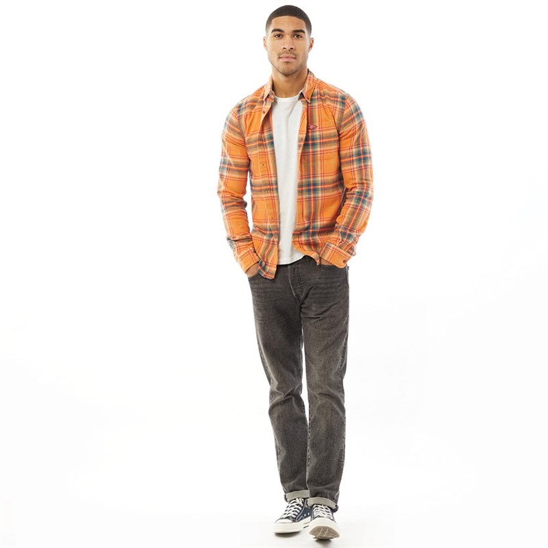 Superdry Heren Heritage Lumberjack Overhemden met lange mouwen Multi Geruit