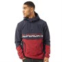 Superdry Veste de Pluie Core Overhead Cagoule Homme Bleu Marine