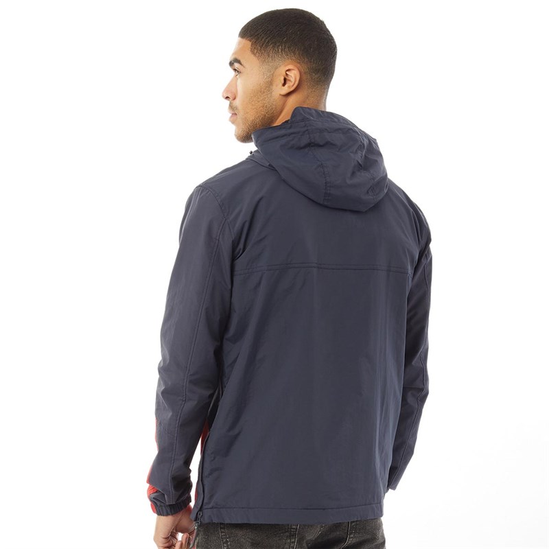 Superdry Veste de Pluie Core Overhead Cagoule Homme Bleu Marine