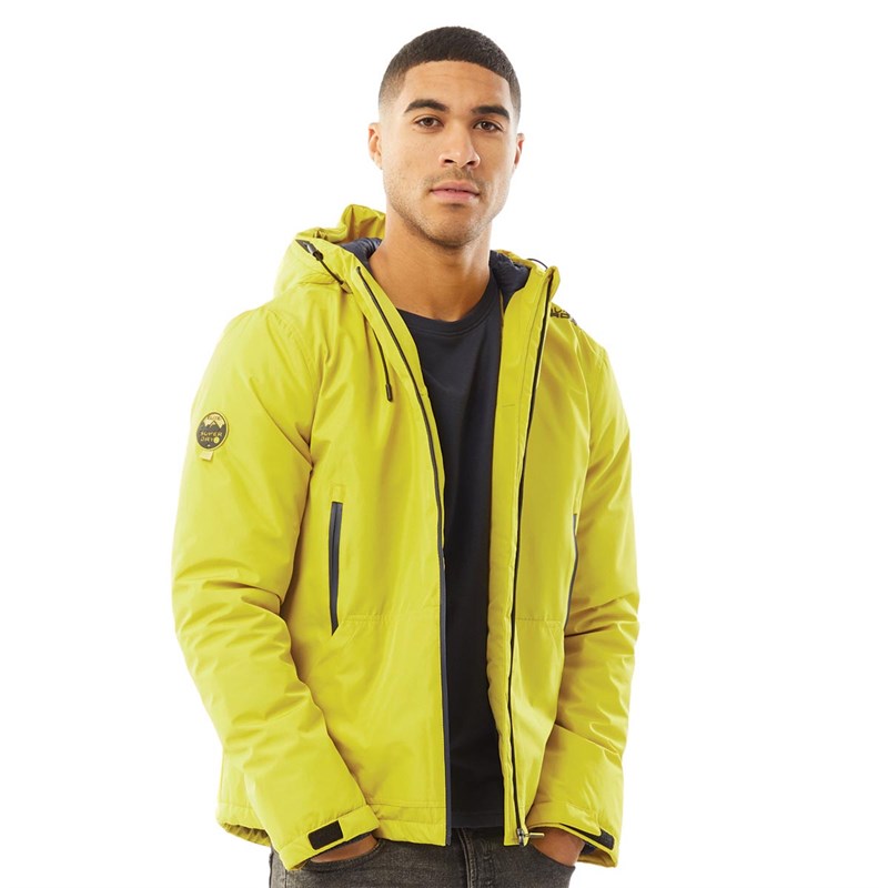 Superdry Herren Padded Elite Leicht Jacken Gelb