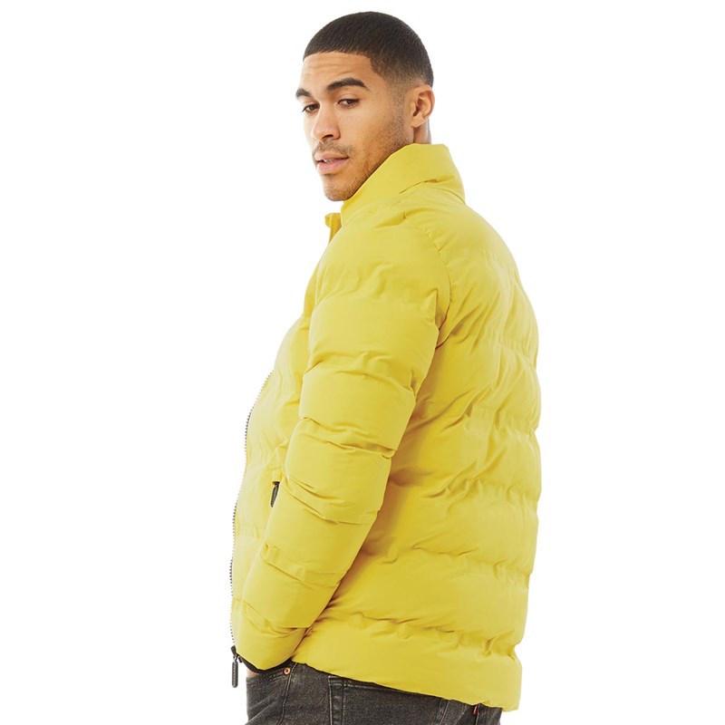 Superdry Herren Ultimate Radar Puffajacke Gelb