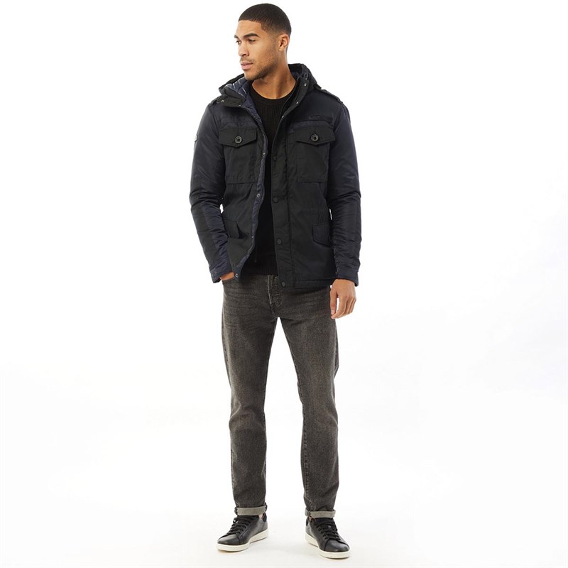 Superdry Herren Corporal Field Jacken Navy