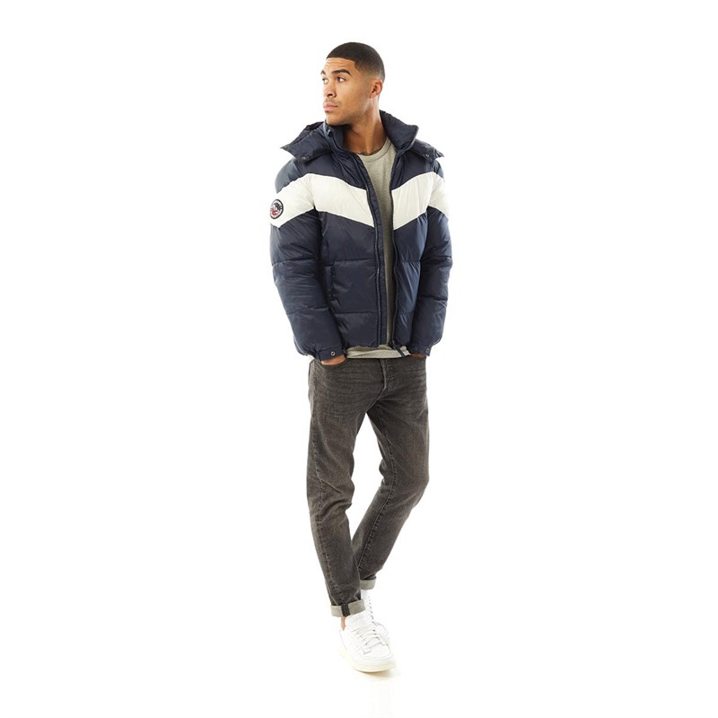 Superdry Mens Stratus Padded Jacket Deep Navy