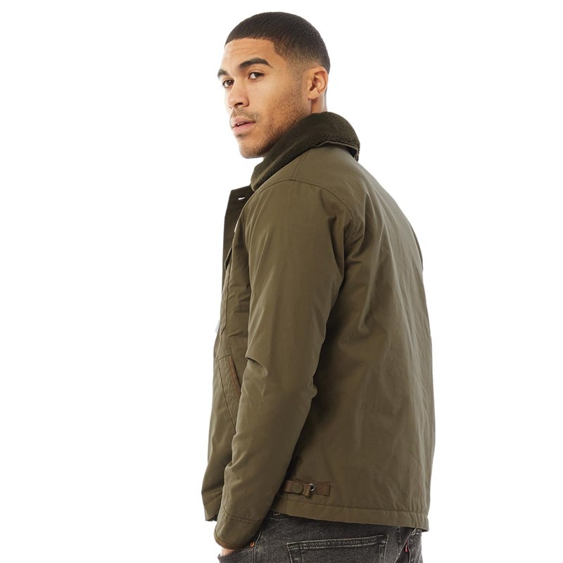Superdry Vestes Waxed Field Deck Homme Marron Foncé