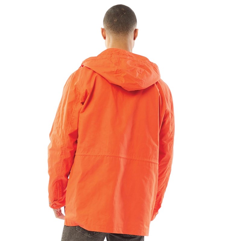 Superdry Mens Mountain Parka Bold Orange