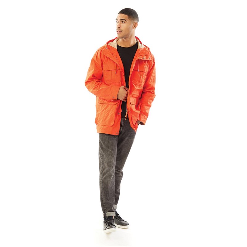 Superdry Mens Mountain Parka Bold Orange
