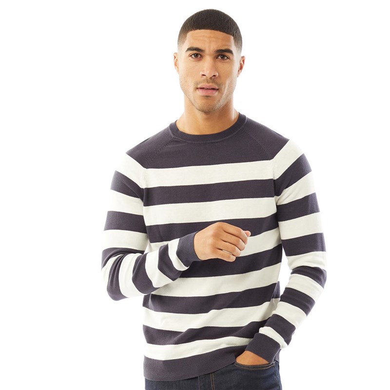 Superdry Męskie Orange Label Swetry Granatowy
