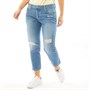 Superdry Womens Riley Girlfriend Jeans Authentic Light Wash
