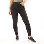 Superdry Damen High Rise Skinny Jeans Schwarz