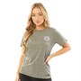 Superdry Dame Military Narrative T-shirts Sort