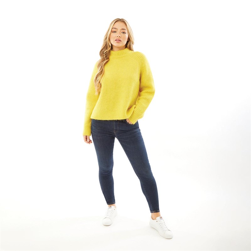 Superdry Womens Mid Rise Skinny Jeans Van Dyke Used Indigo