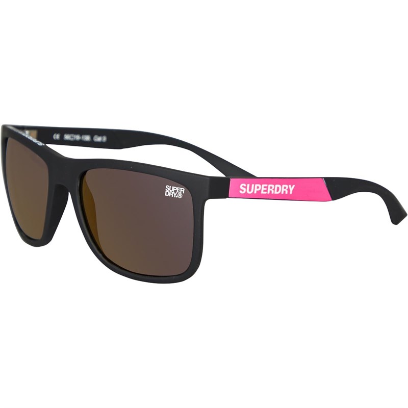 Superdry Damskie Runner Okulary Przeciwsłoneczne Czarny