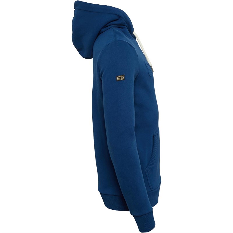 Superdry Męskie Bluzy Sportowe Ciemny Niebieski