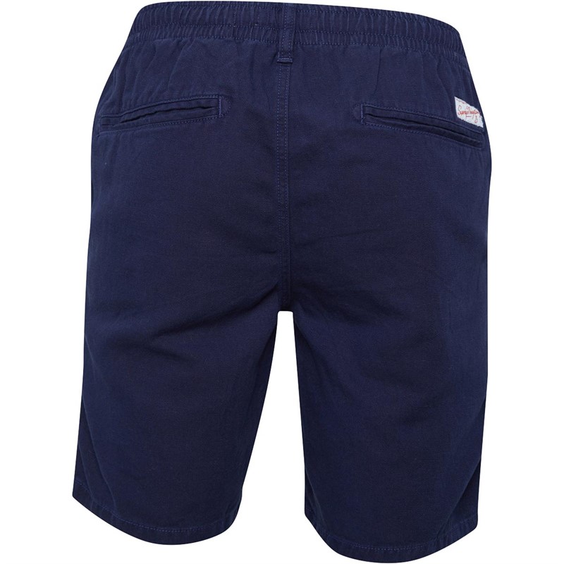 Superdry Dame Vintage Shorts Marineblå