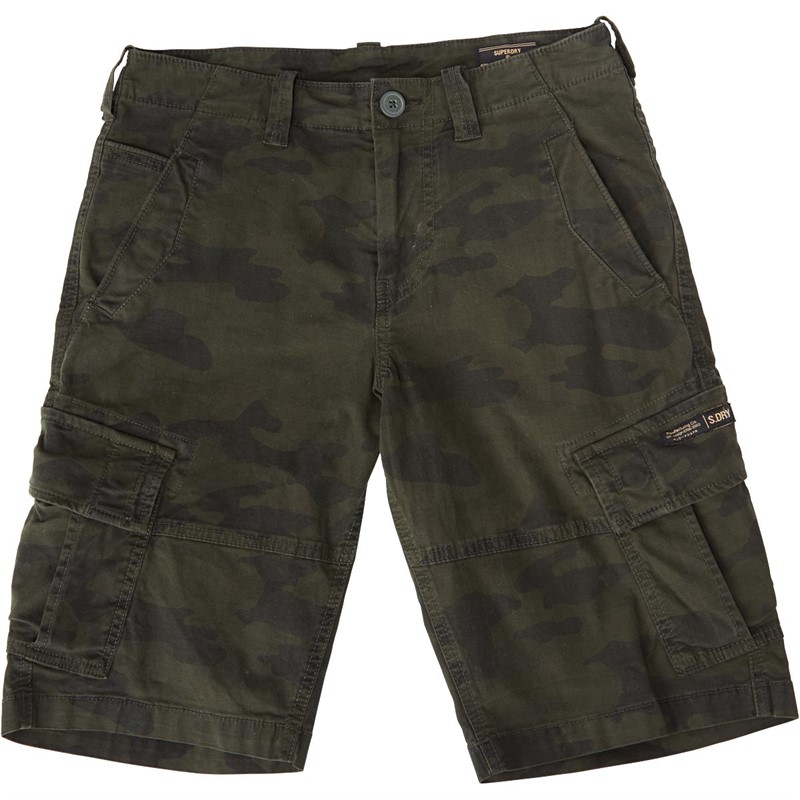 Superdry Dame Vintage Cargo shorts Grøn Camouflage