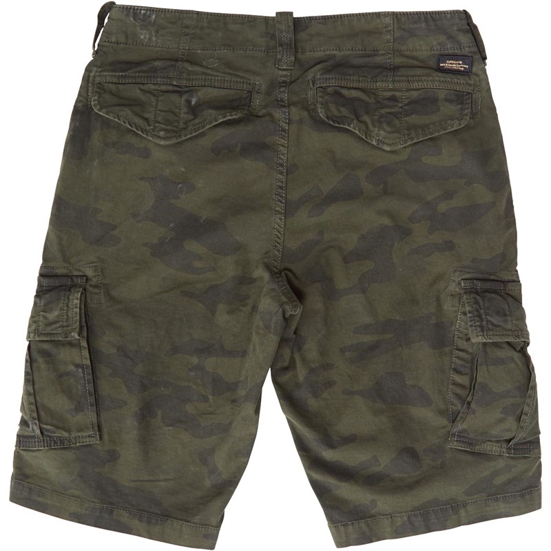 Superdry Dame Vintage Cargo shorts Grøn Camouflage