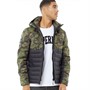 Superdry Mens Radar Quilt Fuji Jacket Camo/Black