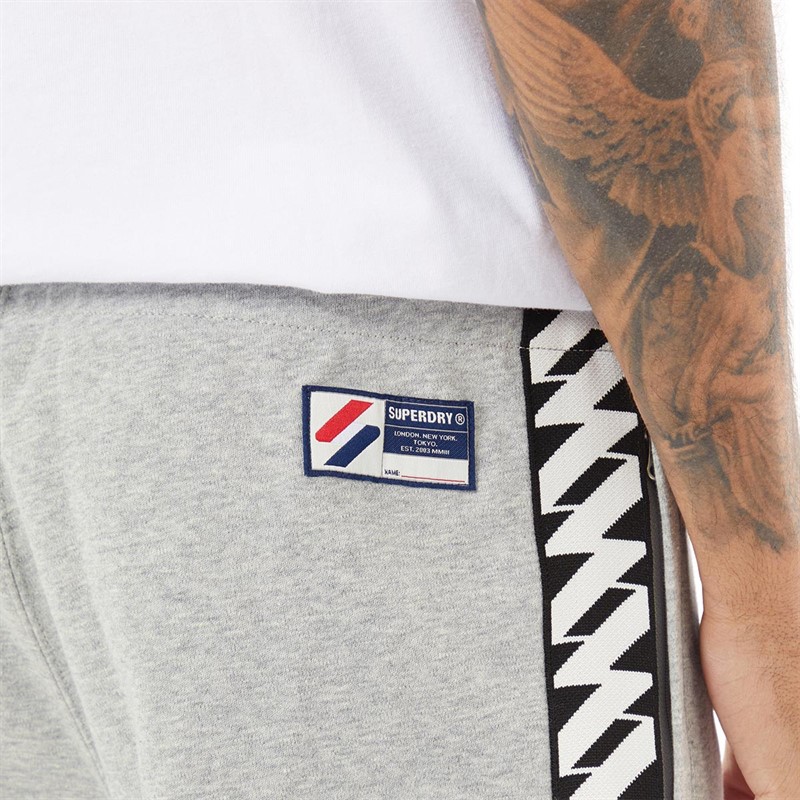 Superdry Herren Code Jogginghosen Graumeliert
