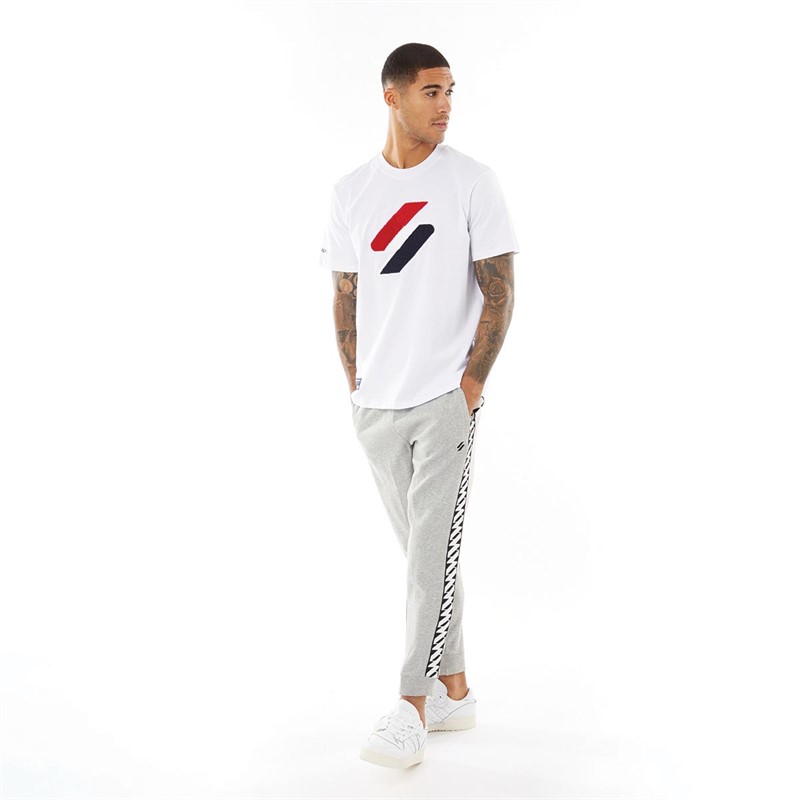 Superdry Herren Code Jogginghosen Graumeliert