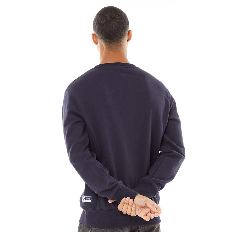 Superdry Sweatshirts Sportstyle Homme Bleu Marine