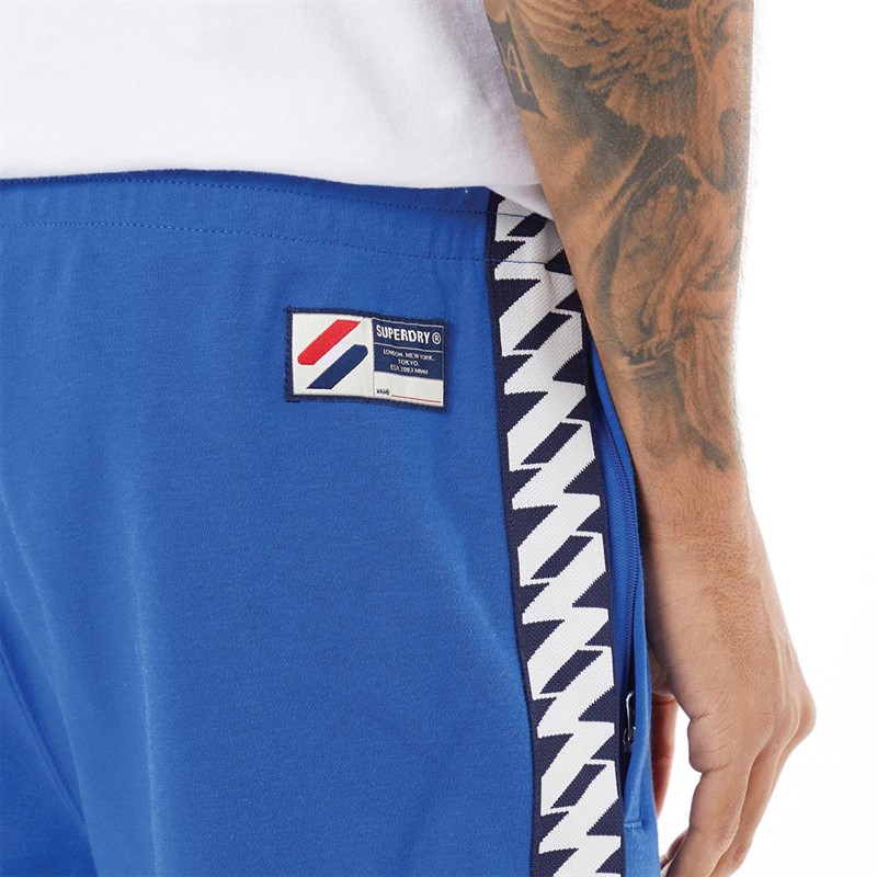 Superdry Pantalons de Jogging Code Homme Bleu