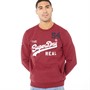 Superdry Sweatshirts VI Homme Rouge Chiné