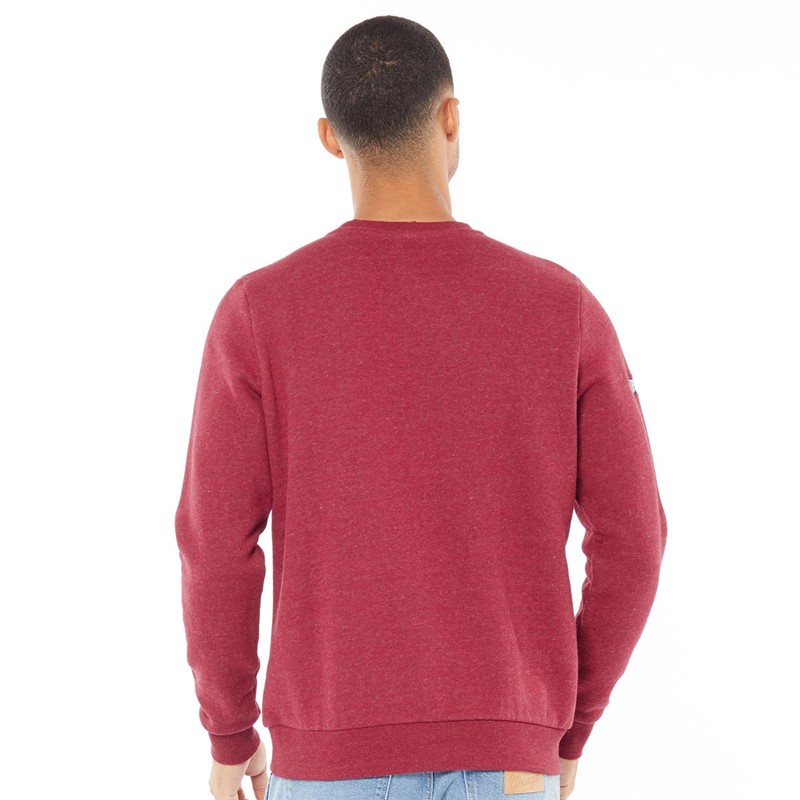 Superdry Sweatshirts VI Homme Rouge Chiné