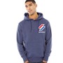 Superdry Mens Sportstyle Applique Hoodie Princedom Blue Marl