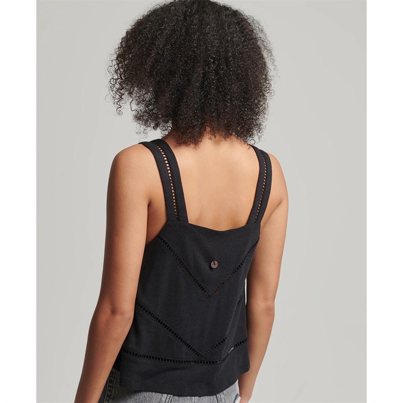 Superdry Dame Vintage Cutwork Overdele Sort