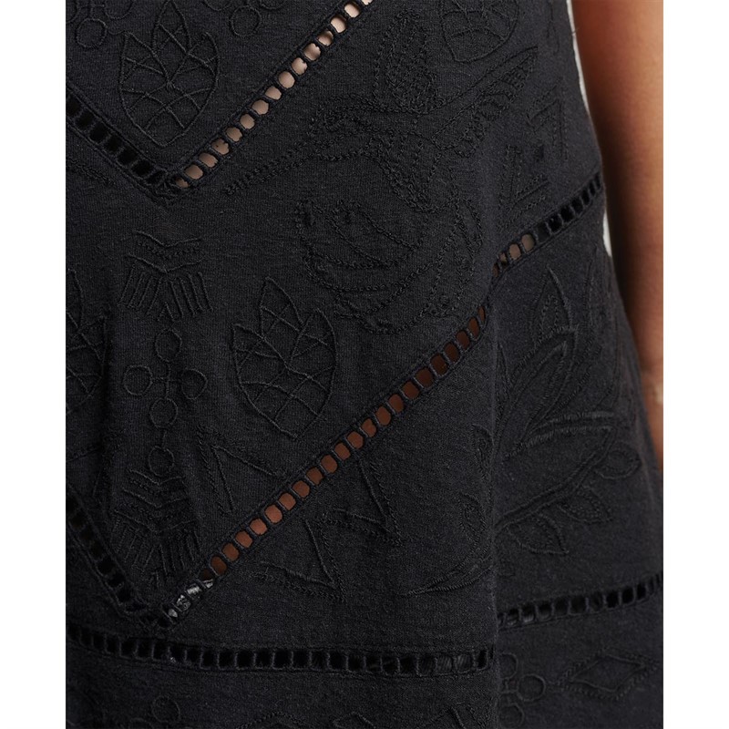 Superdry Dame Vintage Cutwork Overdele Sort