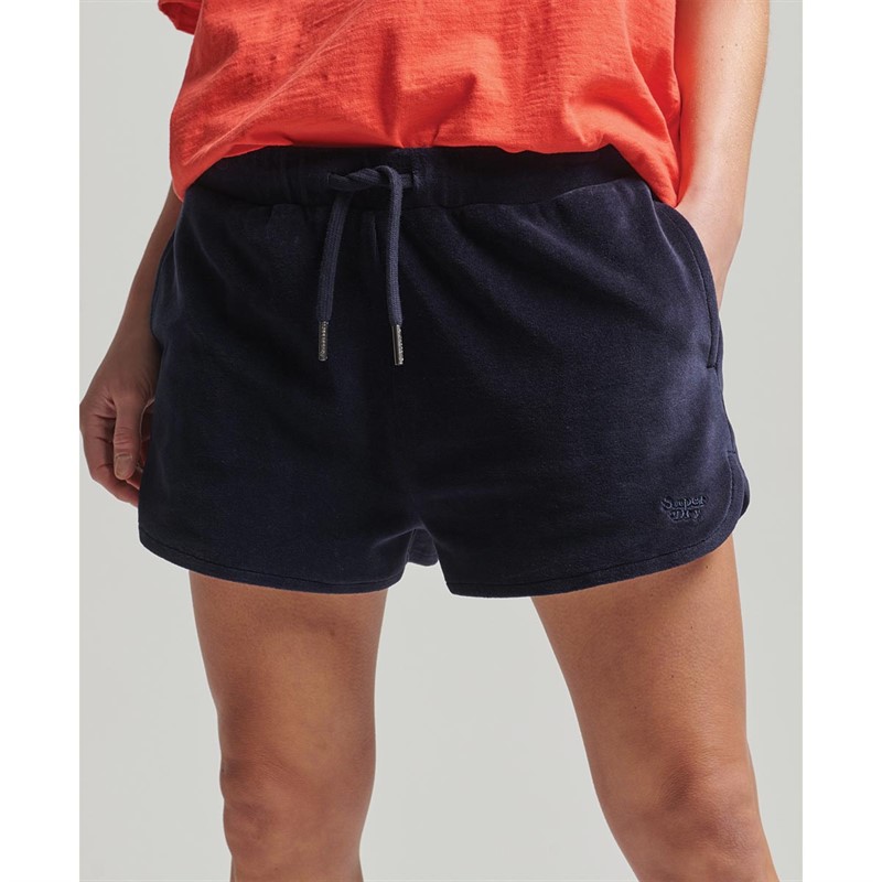 Superdry Shorts Vintage Racer Femme Bleu Marine