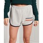 Superdry Dames Cali Shorts Gemeleerd Lichtgrijs