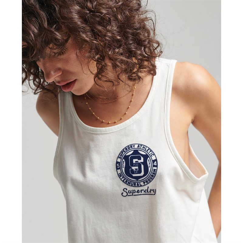 Superdry Hauts Vintage Athletic Femme Blanc