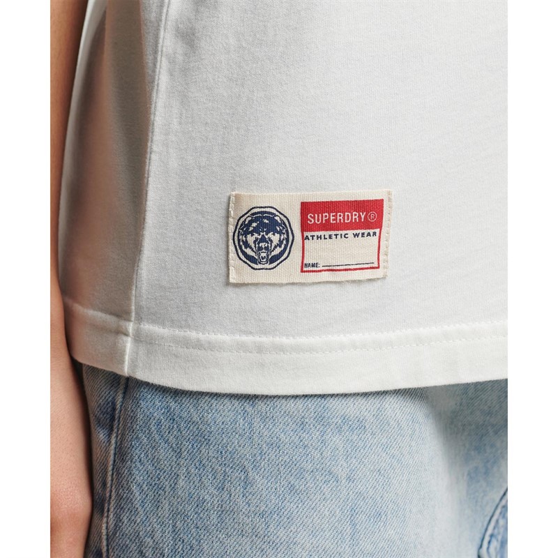 Superdry Hauts Vintage Athletic Femme Blanc