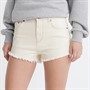 Superdry Shorts Cut Off Femme Blanc