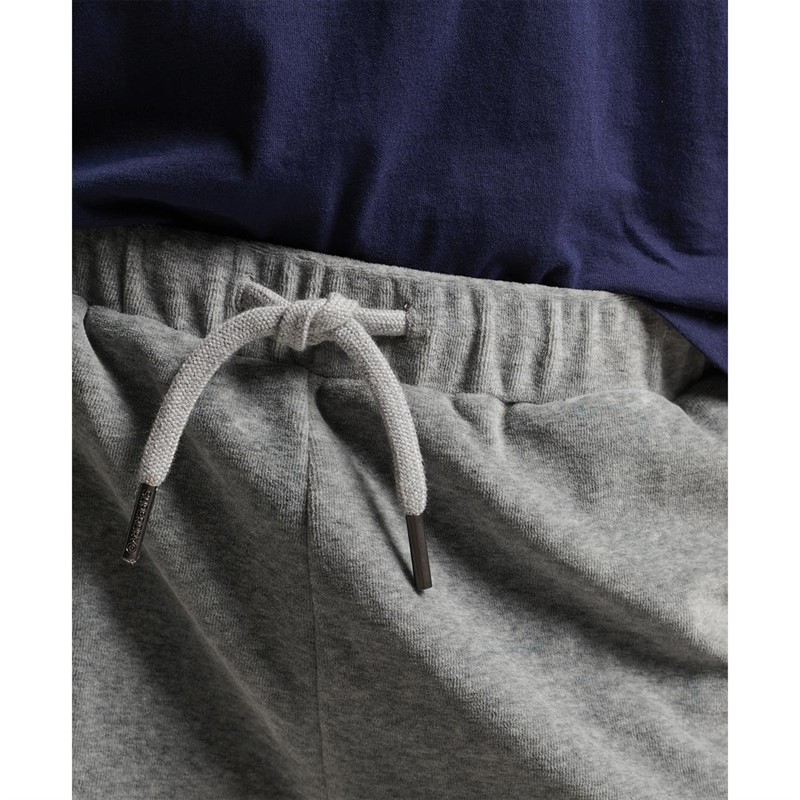 Superdry Dames Vintage Racer Shorts Gemeleerd Grijs