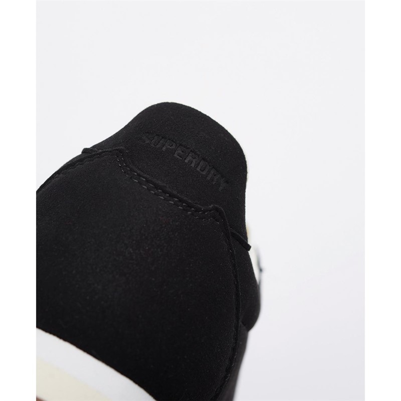 Superdry Baskets Vegan Retro Track Sport Runner Femme Noir