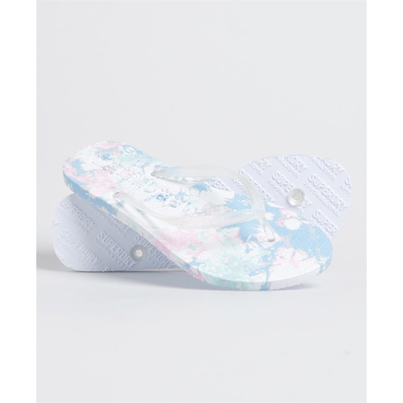 Superdry Dames Super Sleek AOP Slippers Multi