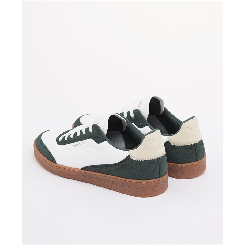 Superdry Damen Vegan Retro Sleek Sneaker Weiß