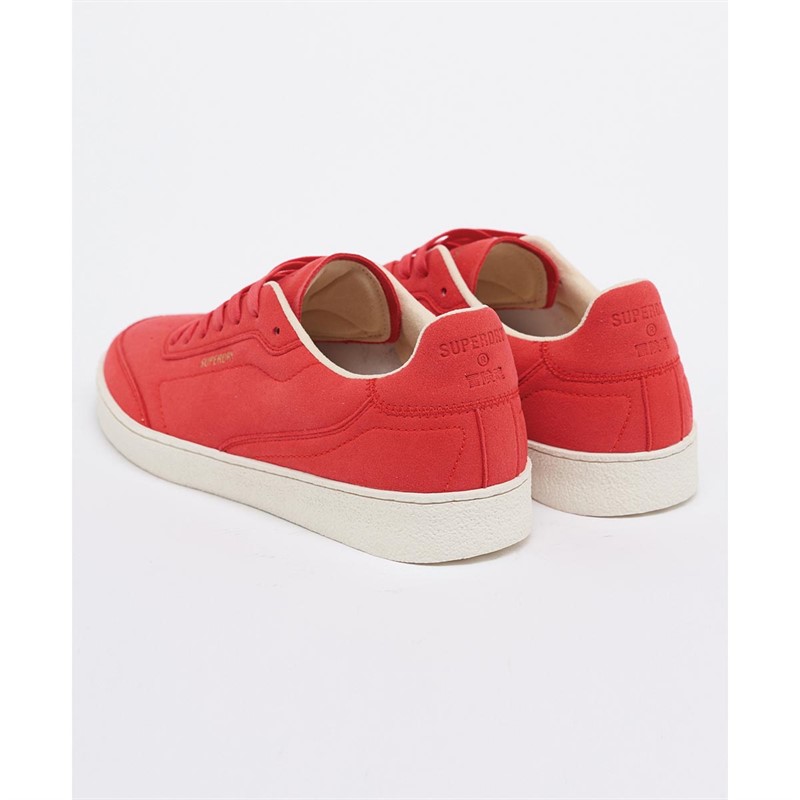 Superdry Baskets Vegan Retro OV Sleek Femme Rouge