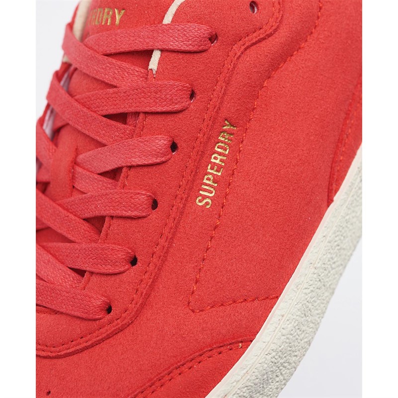 Superdry Baskets Vegan Retro OV Sleek Femme Rouge
