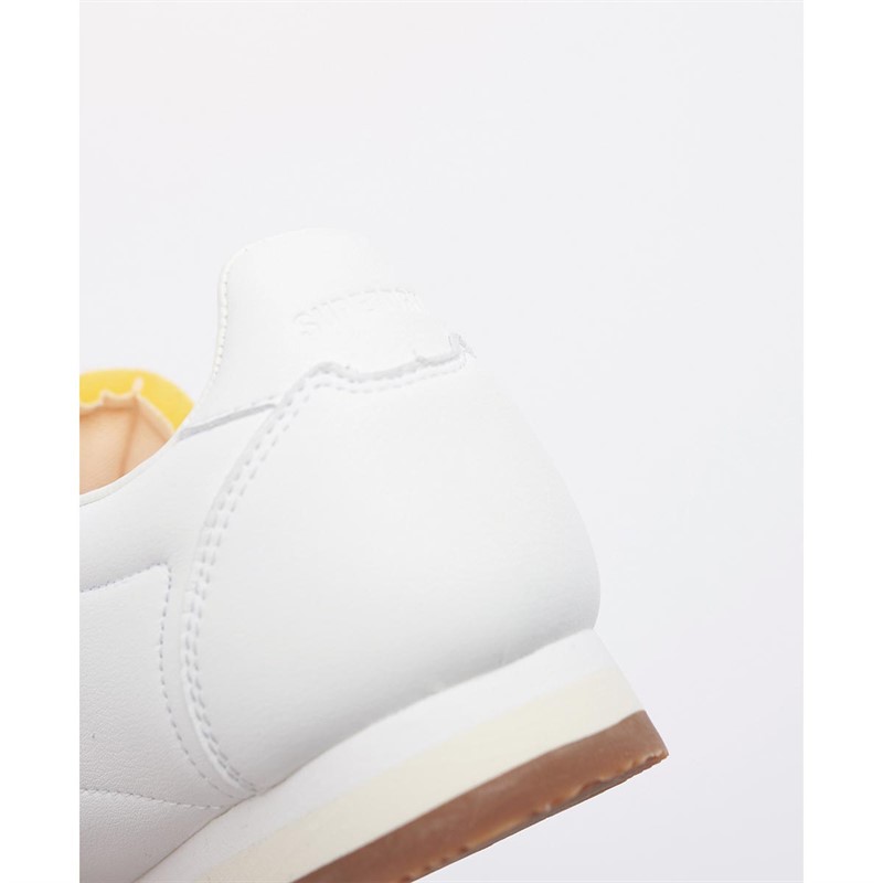Superdry Baskets Vegan Retro Track Sport Runner Femme Blanc
