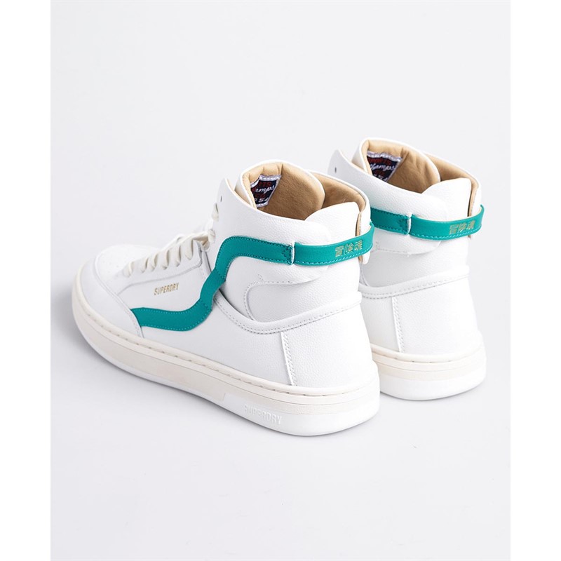 Superdry Baskets Montantes Vegan Basket OV High Homme Blanc