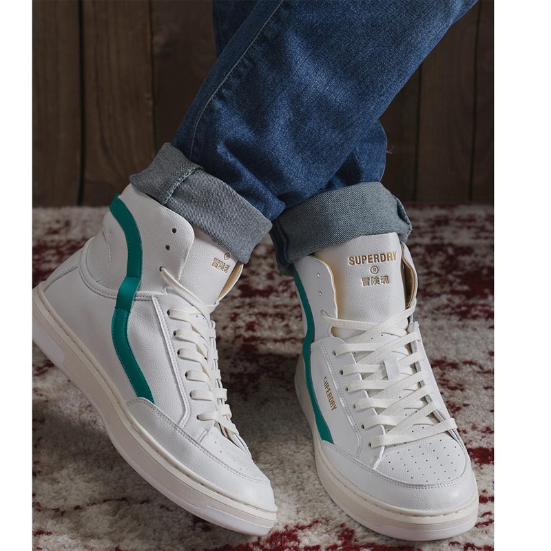 Superdry Baskets Montantes Vegan Basket OV High Homme Blanc