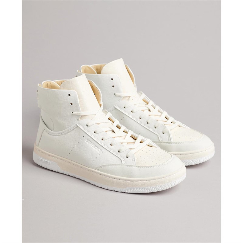 Superdry Baskets Montantes Vegan Basket Sport High Homme Blanc