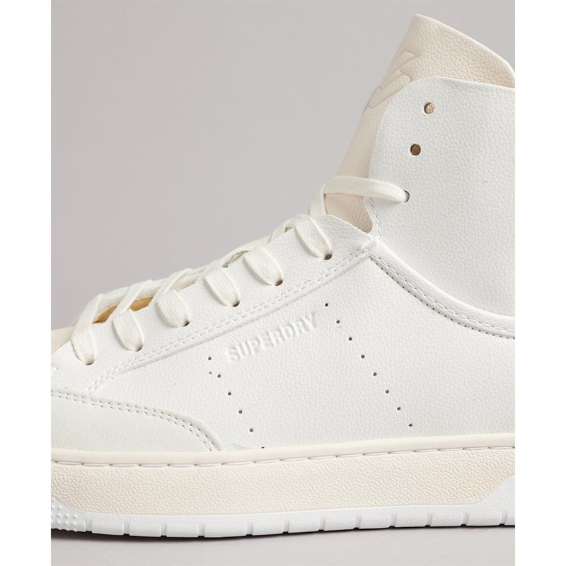 Superdry Baskets Montantes Vegan Basket Sport High Homme Blanc